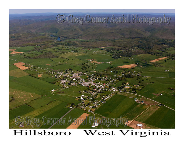 Aerial Photo of Hillsboro, West Virginia