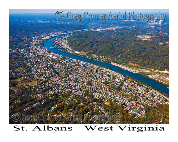 Aerial Photo of St. Albans, West Virginia