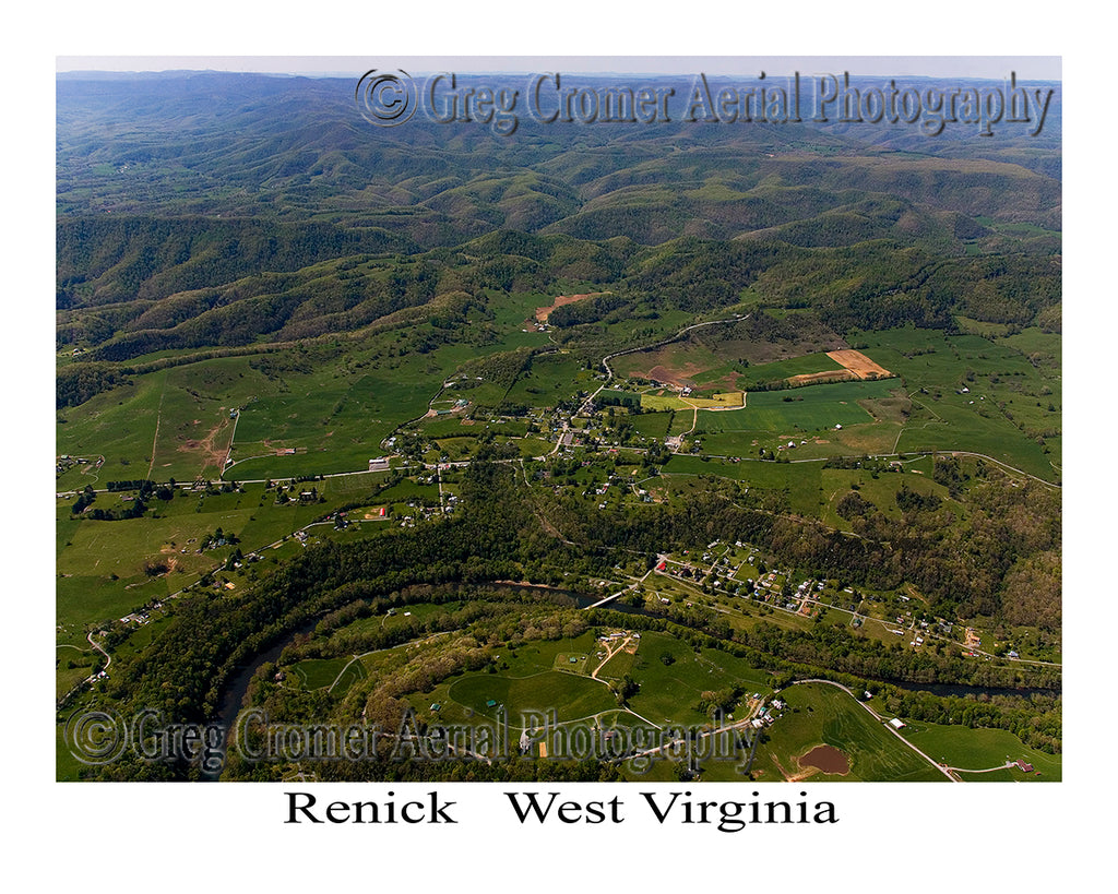 Aerial Photo of Renick, West Virginia