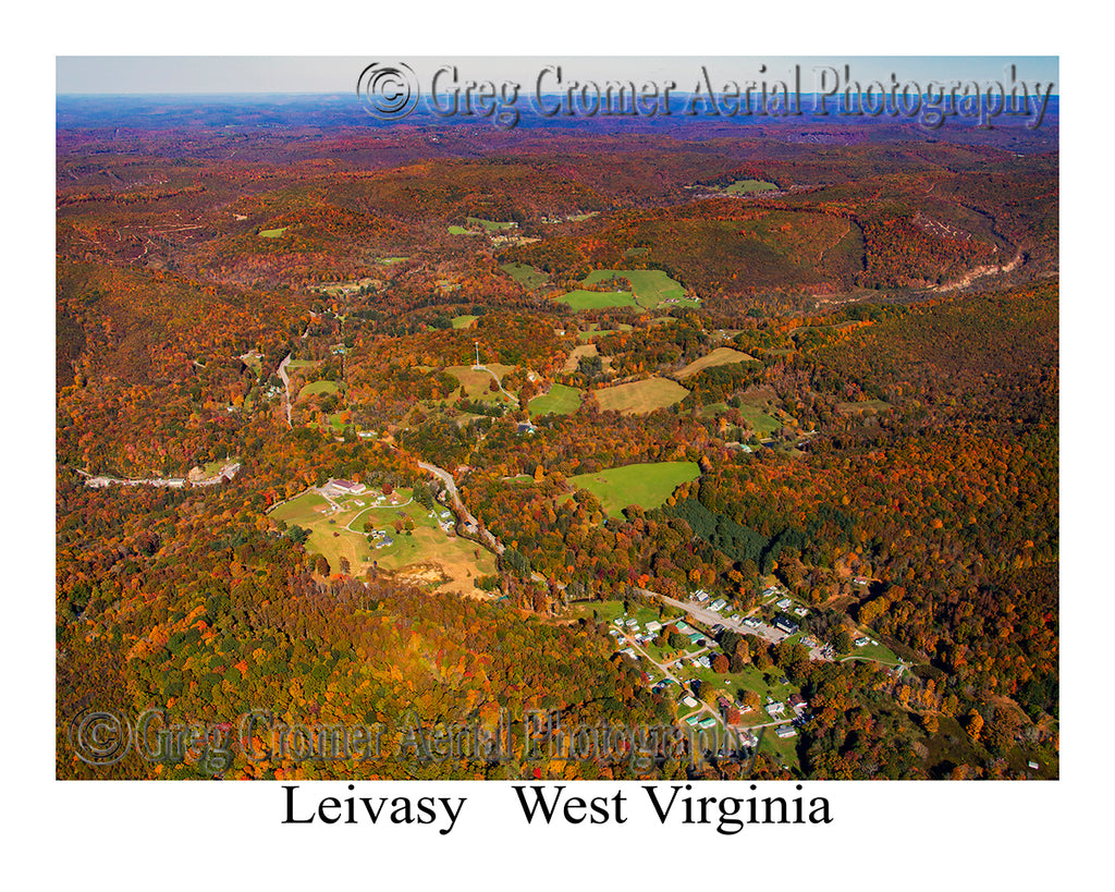 Aerial Photo of Leivasy, West Virginia