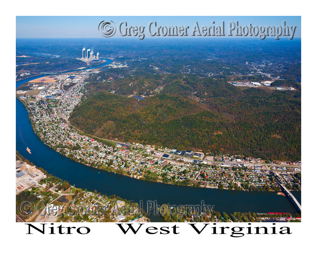 Aerial Photo of Nitro, West Virginia