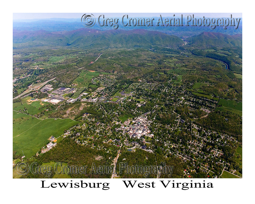 Aerial Photo of Lewisburg, West Virginia