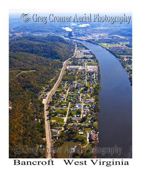 Aerial Photo of Bancroft, West Virginia