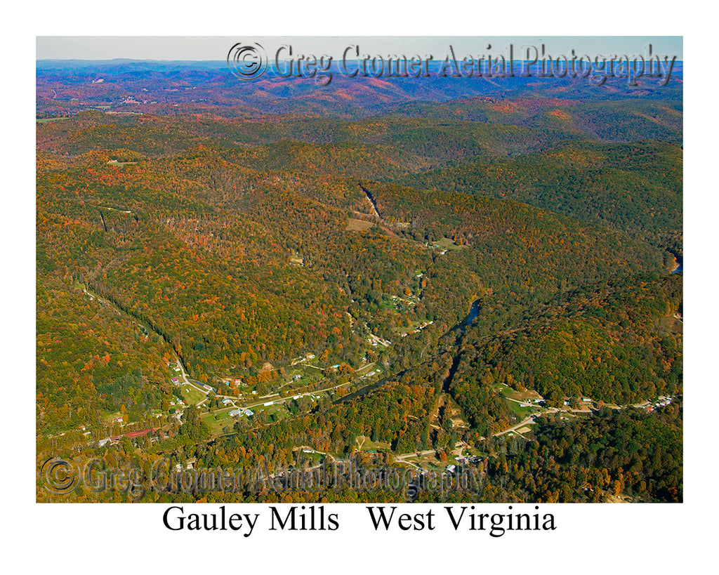 Aerial Photo of Gauley Mills, West Virginia