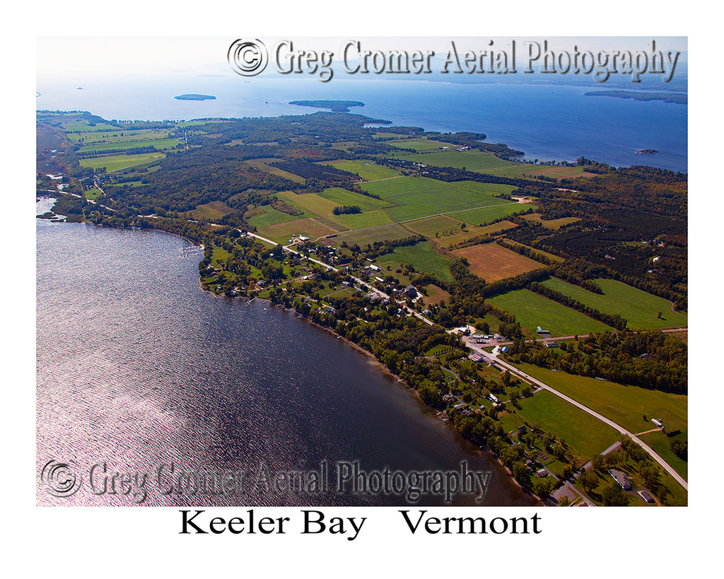 Aerial Photo of Keeler Bay, Vermont
