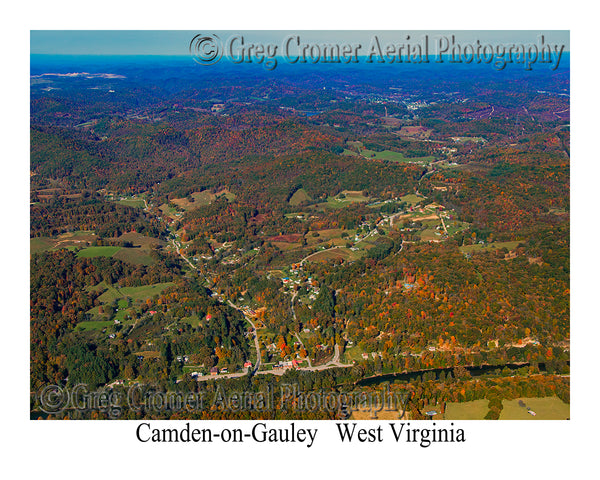 Aerial Photo of Camden-on-Gauley, West Virginia