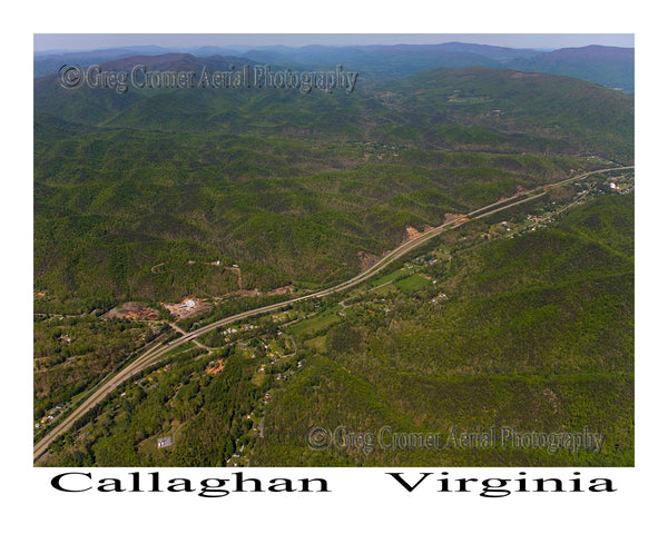 Aerial Photo of Callaghan, Virginia