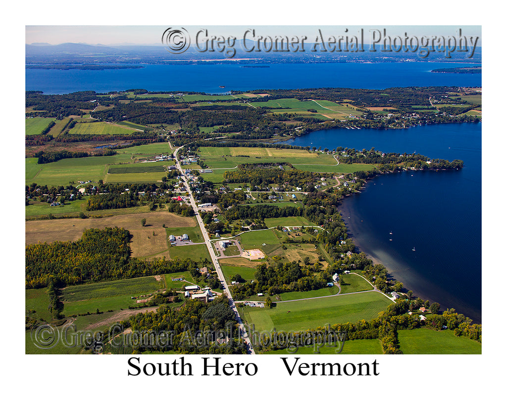 Aerial Photo of South Hero, Vermont