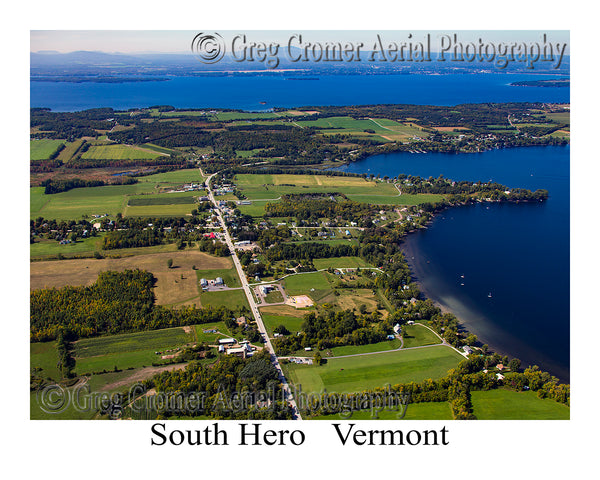 Aerial Photo of South Hero, Vermont