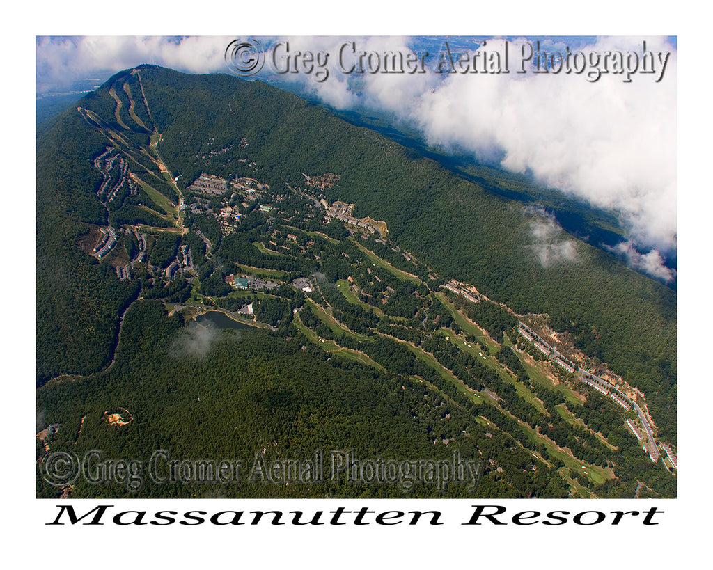 Aerial Photo of Massanutten Resort, Virginia