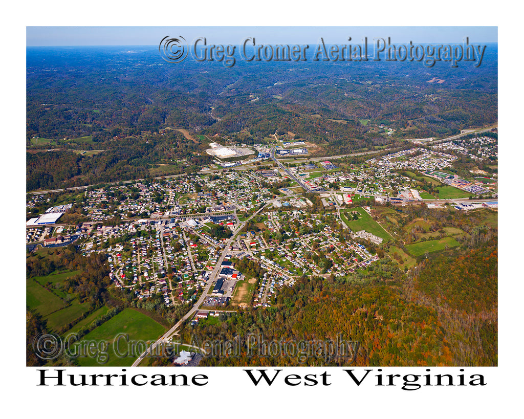 Aerial Photo of Hurricane, West Virginia