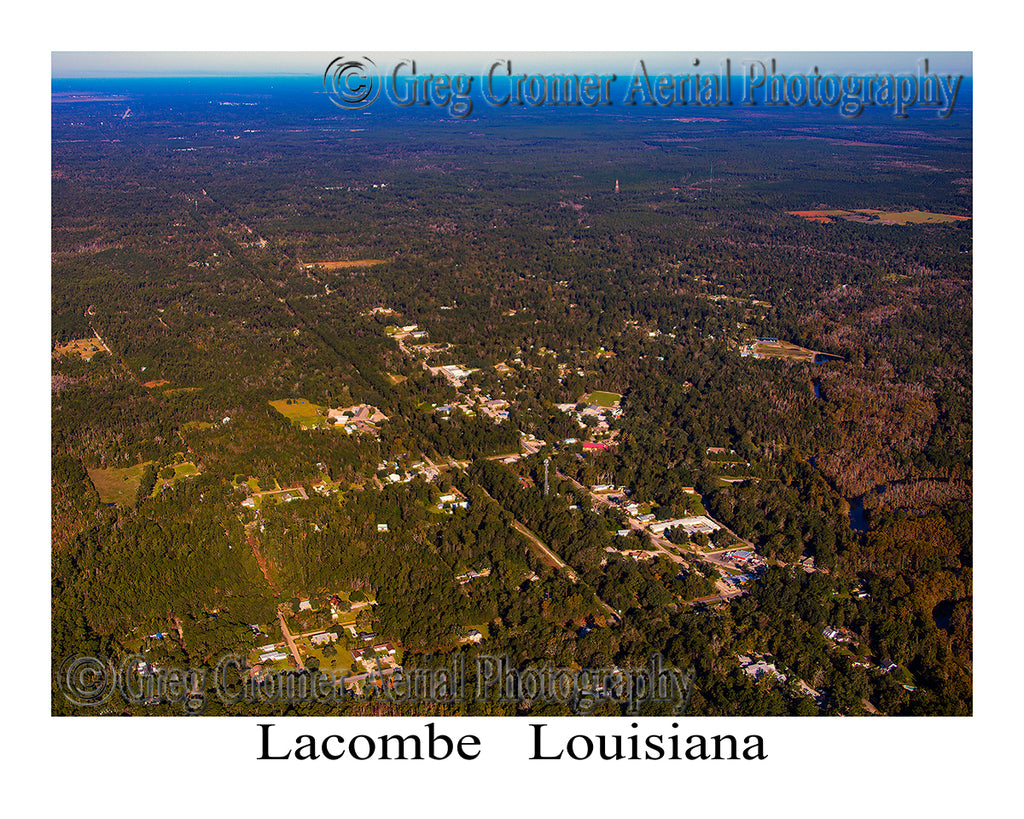 Aerial Photo of Lacombe, Louisiana