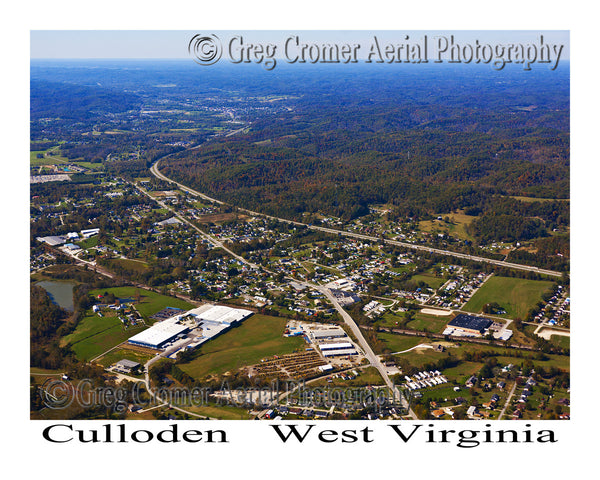 Aerial Photo of Culloden, West Virginia