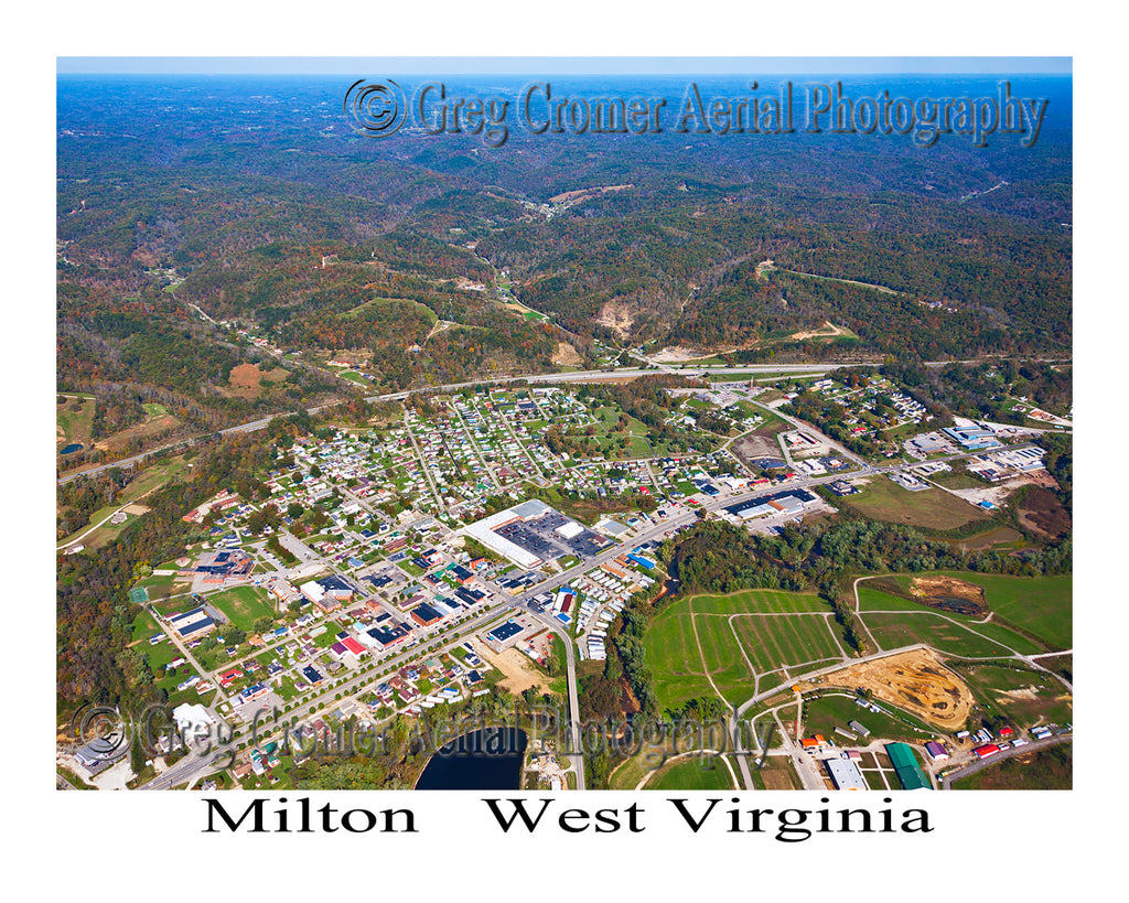 Aerial Photo of Milton, West Virginia
