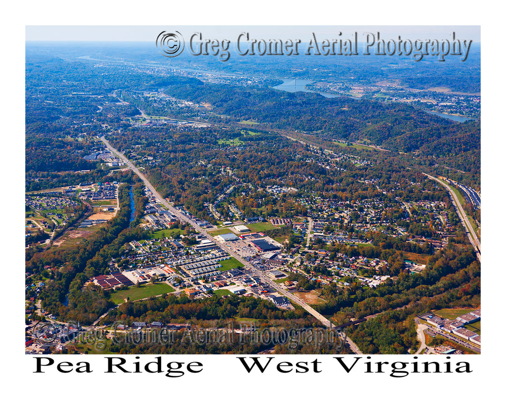 Aerial Photo of Pea Ridge, West Virginia