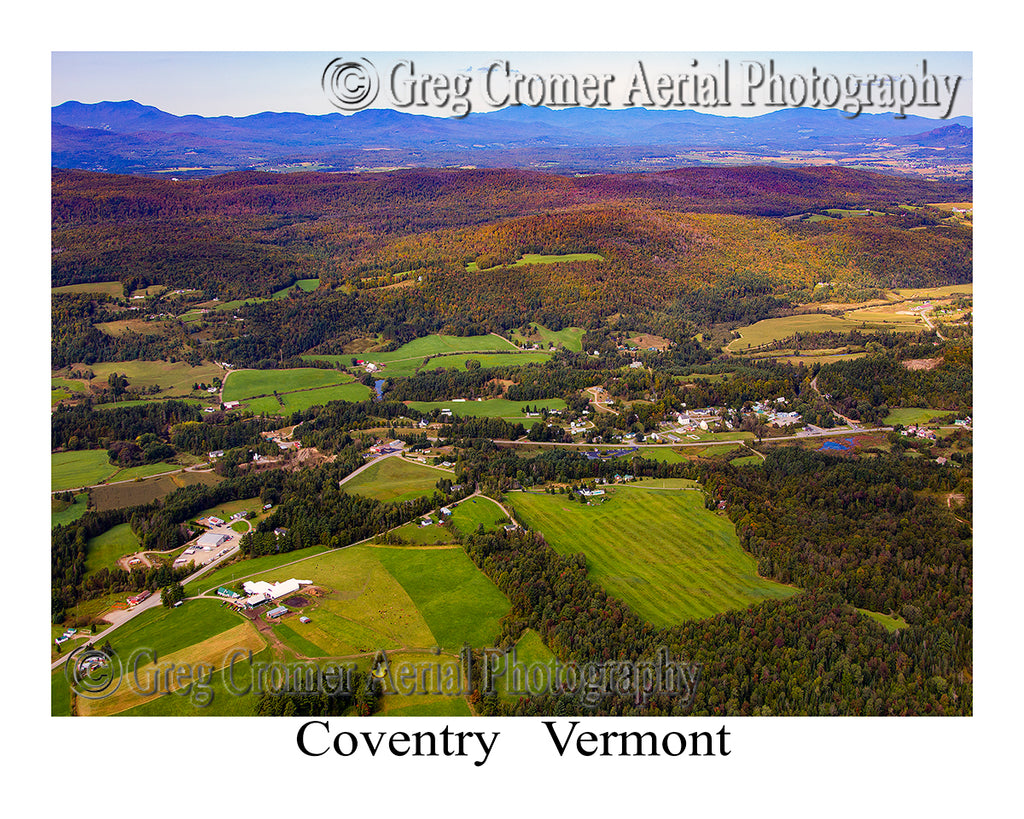 Aerial Photo of Coventry, Vermont