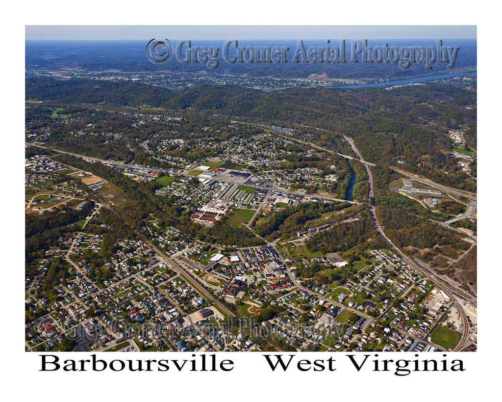 Aerial Photo of Barboursville, West Virginia