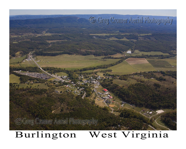 Aerial Photo of Burlington, West Virginia