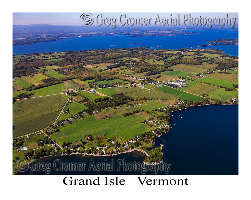 Aerial Photo of Grand Isle, Vermont