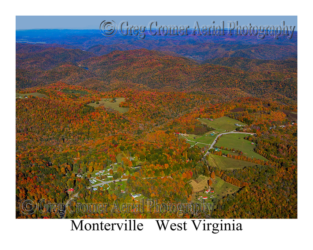 Aerial Photo of Monterville, West Virginia