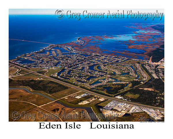 Aerial Photo of Eden Isle, Louisiana