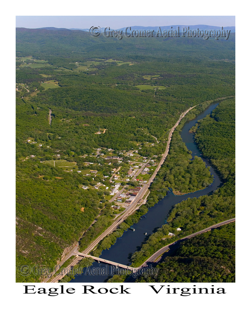 Aerial Photo of Eagle Rock, Virginia