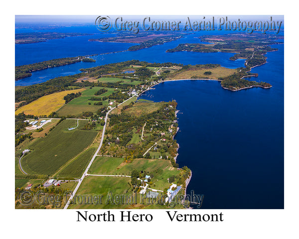 Aerial Photo of North Hero, Vermont
