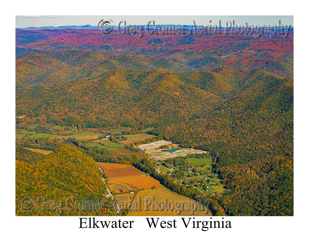 Aerial Photo of Elkwater, West Virginia