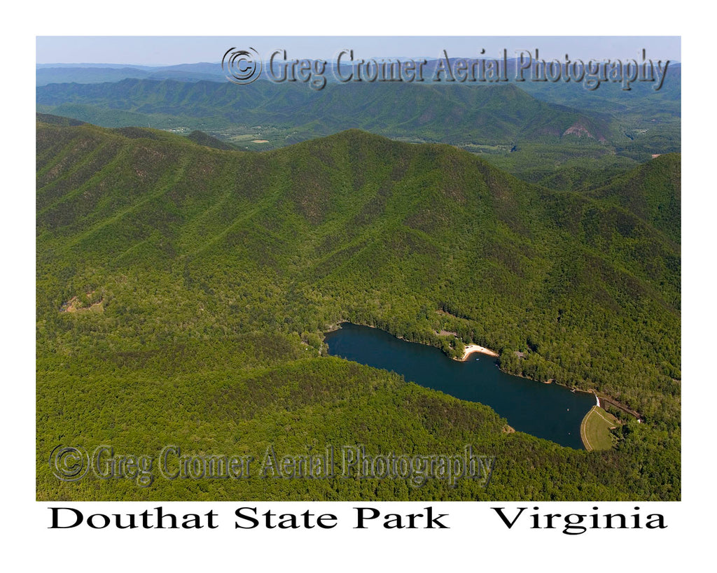 Aerial Photo of Douthat State Park, Virginia