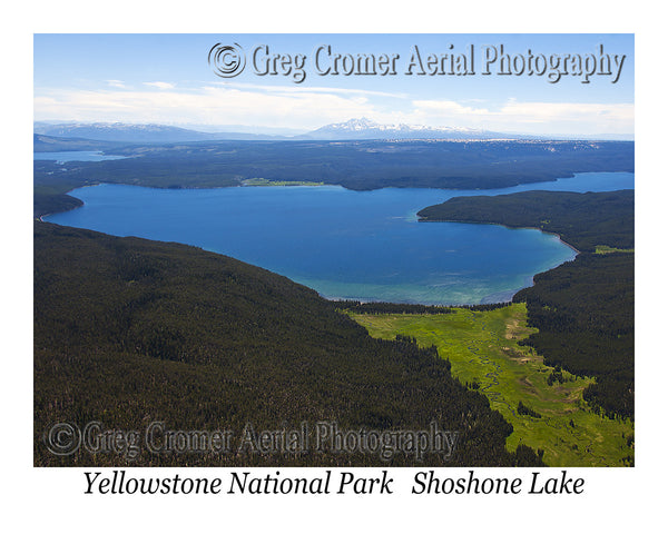 Aerial Photo of Shoshone Lake - Yellowstone National Park, Wyoming