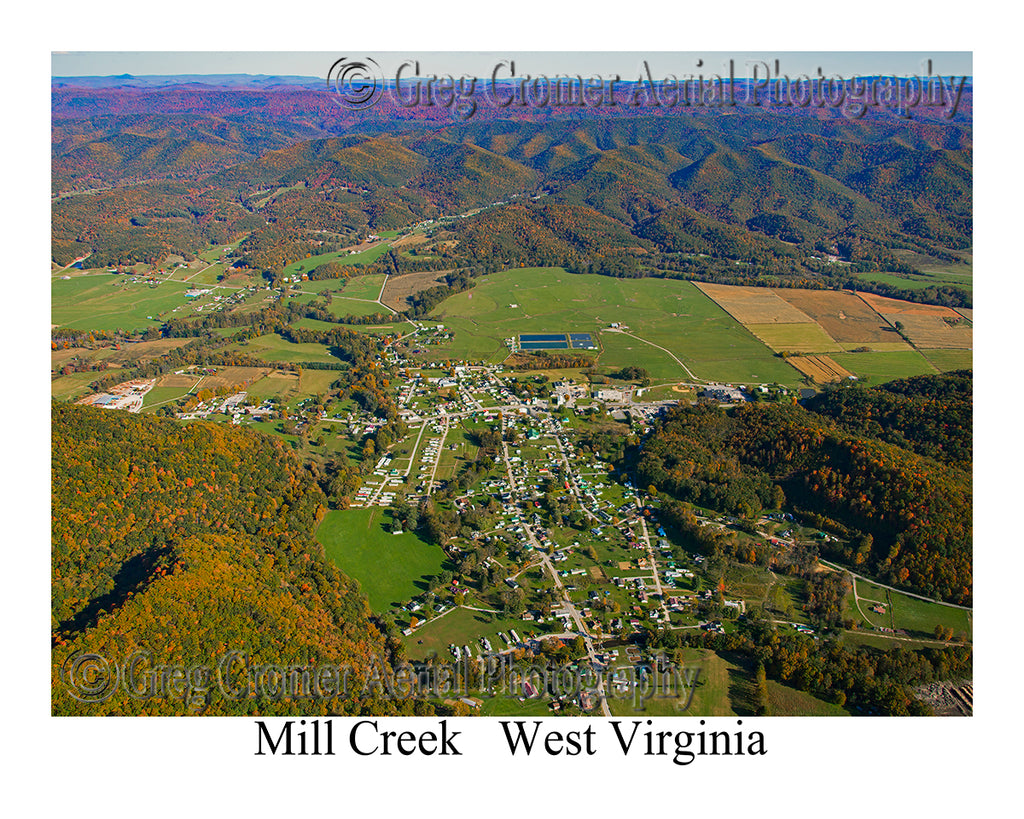 Aerial Photo of Mill Creek, West Virginia
