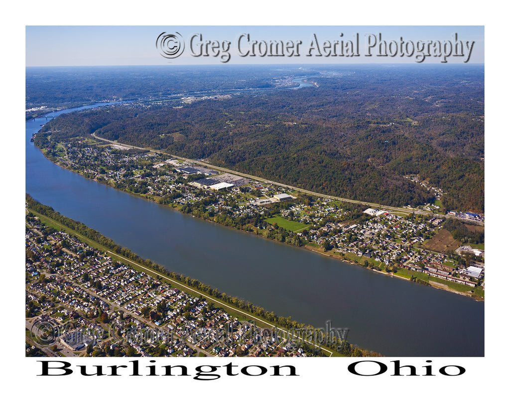 Aerial Photo of Burlington, Ohio