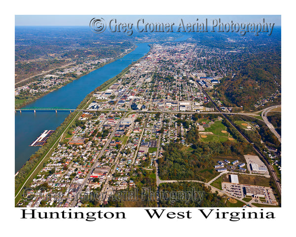 Aerial Photo of Huntington, West Virginia