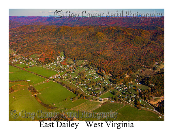 Aerial Photo of East Dailey, West Virginia