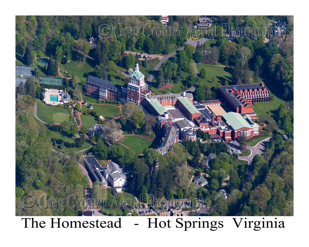 Aerial Photo of The Homestead Resort - Hot Springs, Virginia