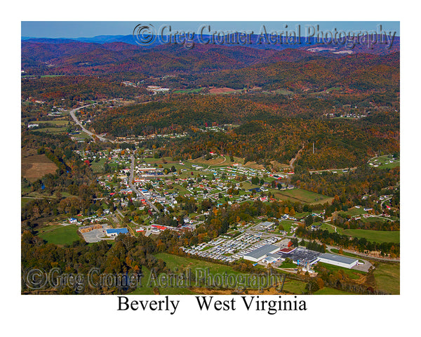 Aerial Photo of Beverly, West Virginia