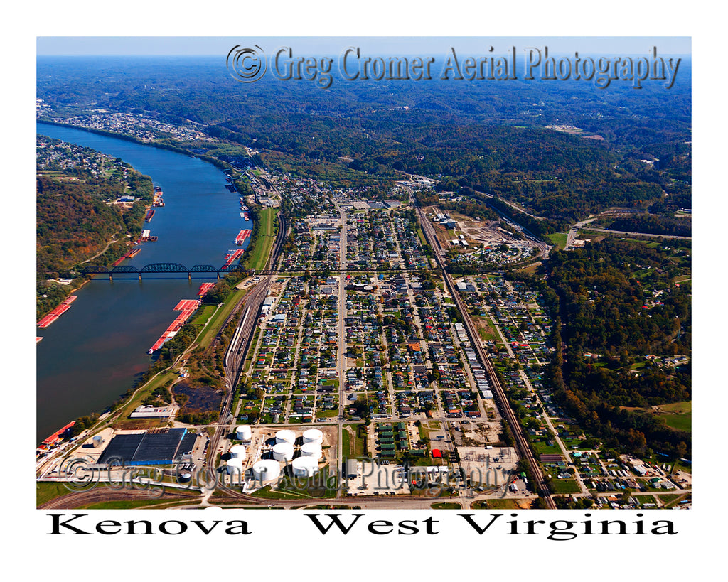 Aerial Photo of Kenova, West Virginia