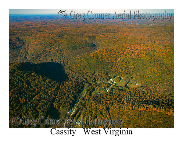 Aerial Photo of Cassity, West Virginia