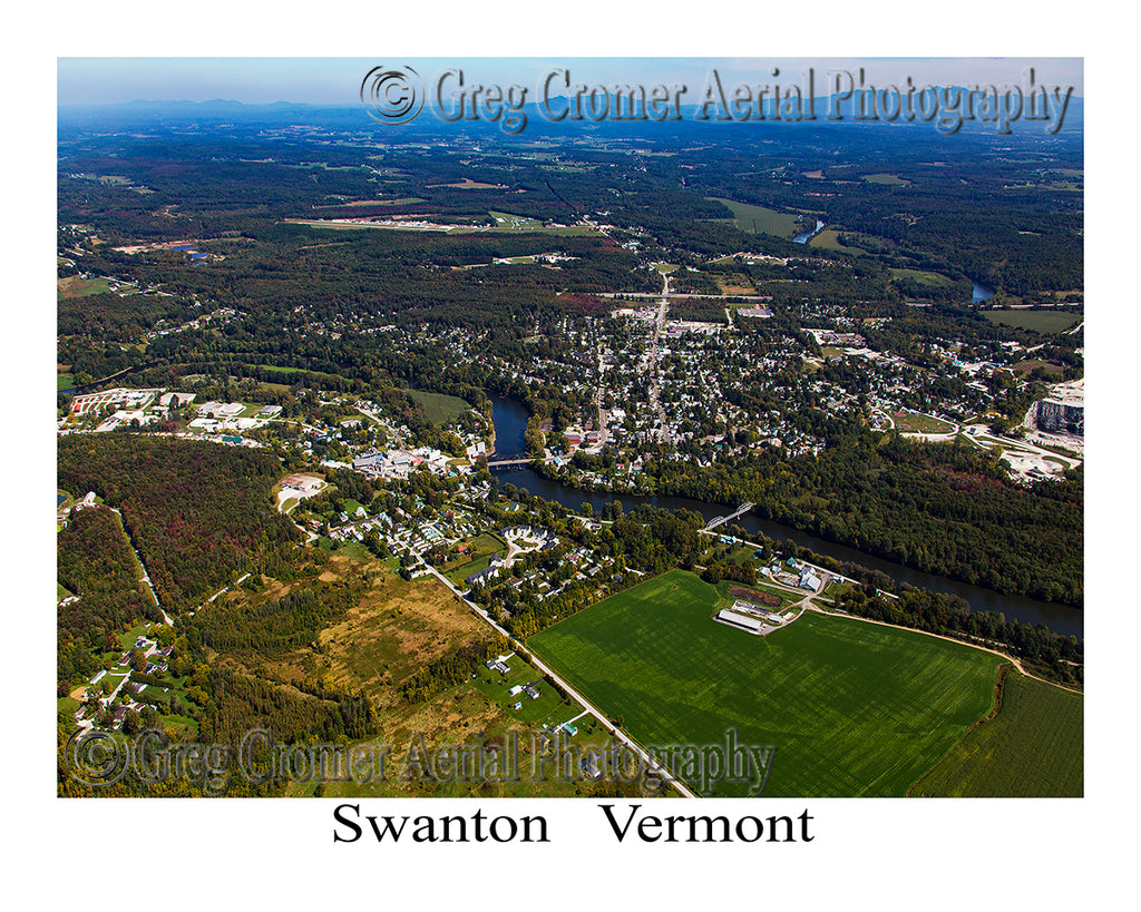 Aerial Photo of Swanton, Vermont
