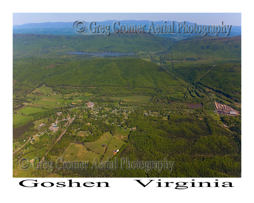 Aerial Photo of Goshen, Virginia