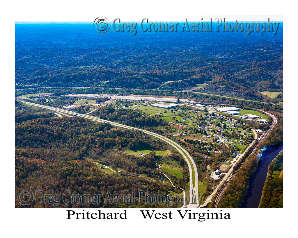 Aerial Photo of Pritchard, West Virginia