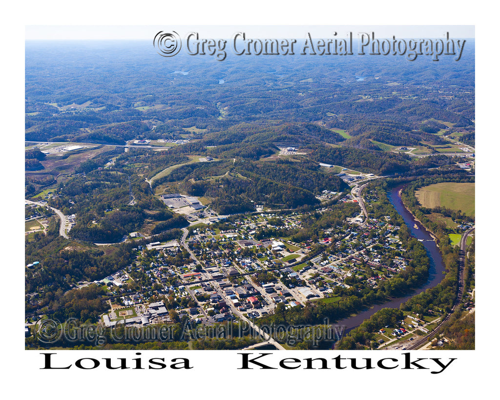 Aerial Photo of Louisa, Kentucky