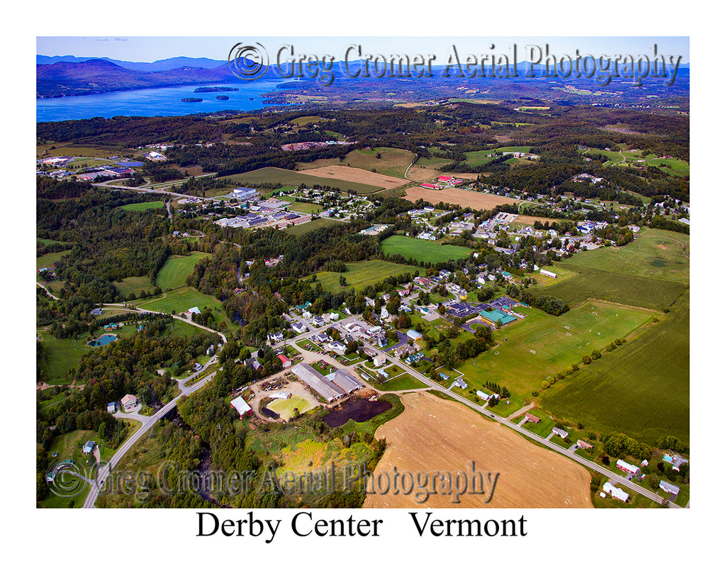 Aerial Photo of Derby Center, Vermont