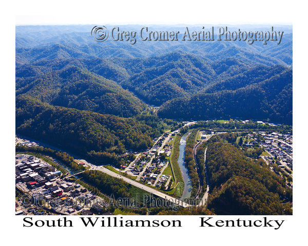 Aerial Photo of South Williamson, Kentucky