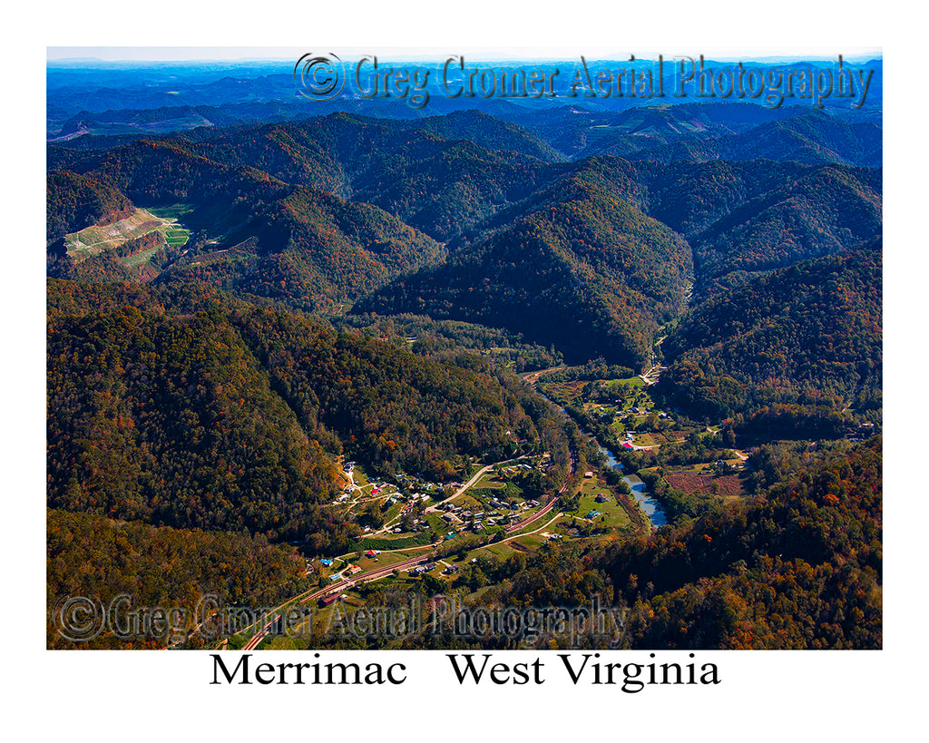 Aerial Photo of Merrimac, West Virginia
