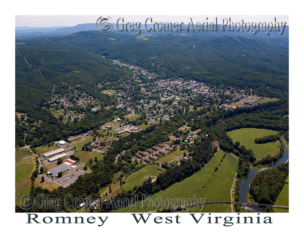 Aerial Photo of Romney, West Virginia