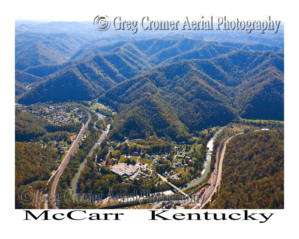 Aerial Photo of McCarr, Kentucky