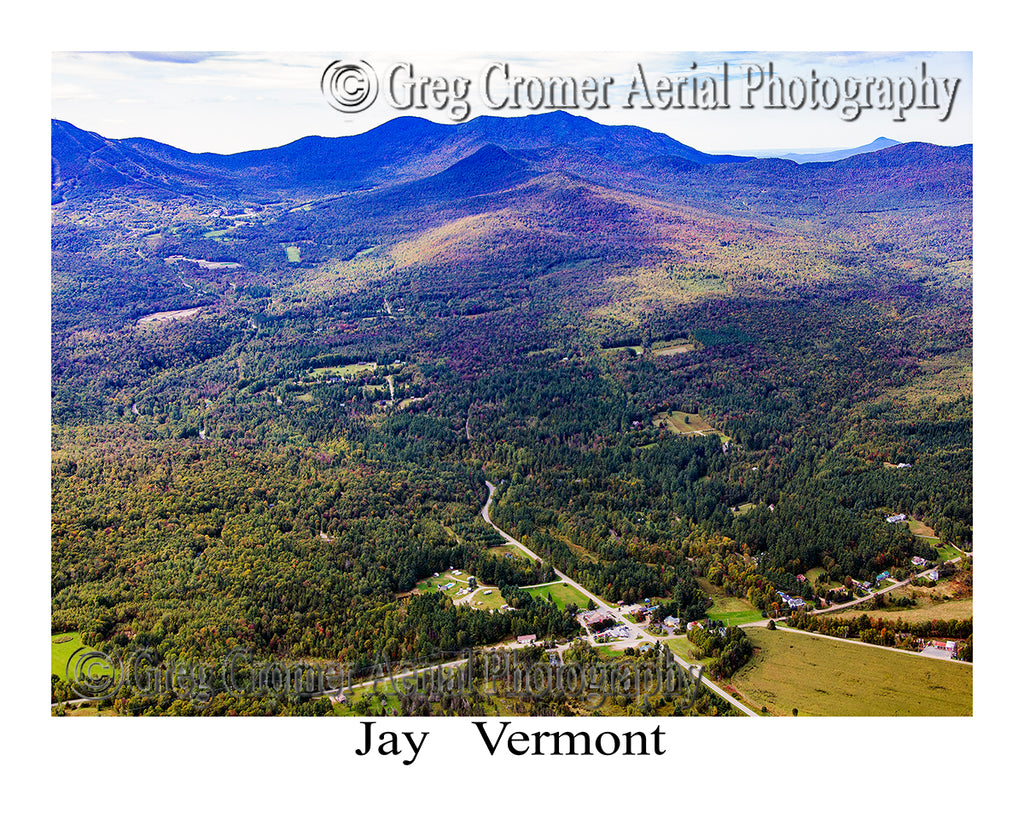 Aerial Photo of Jay, Vermont