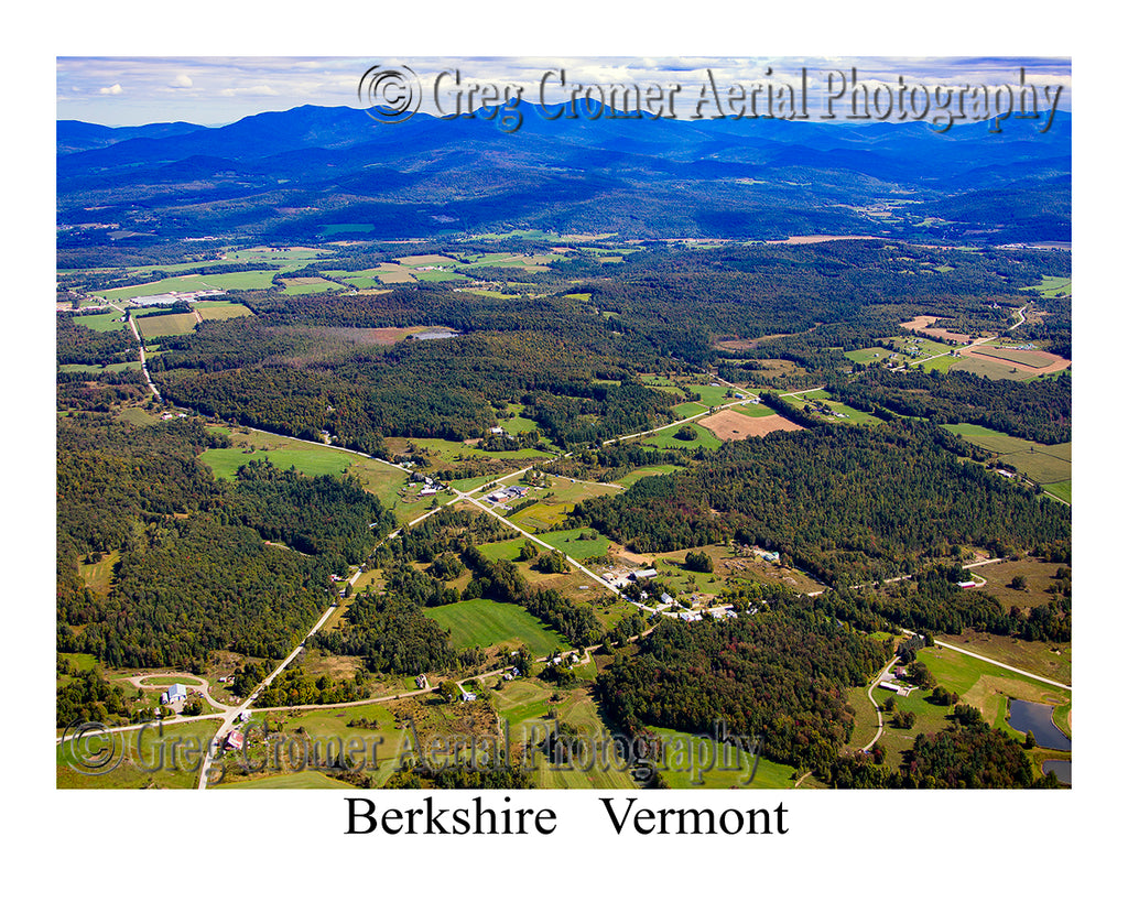 Aerial Photo of Berkshire, Vermont