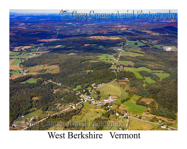 Aerial Photo of West Berkshire, Vermont